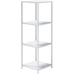 Regal Chloé Grau Metall 40 cm 120 cm - Farbe: seidengrau - Möbel Konfigurator: Traummöbel individuell zusammenstellen - Regal