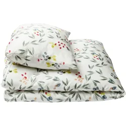 Journey Living Duvetbezug Amiata Grün Baumwolle 210 cm 210 cm - Farbe: olive - Material: Bio Baumwolle - Duvetbezug