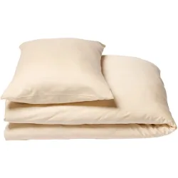 Journey Living Kissenbezug Braga Beige Baumwolle 65 cm 65 cm - Farbe: sand - Material: Bio Baumwolle - Kissenbezug