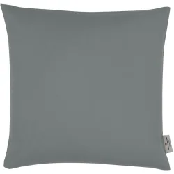 Tom Tailor Zierkissenbezug Dove Grau Baumwolle 50 cm 50 cm - Farbe: steingrau - Zierkissenbezug