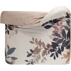 Kas - Nova-Beige Duvetbezug, Nova Beige Duvetbezug, 160 x 210 cm, Baumnuss