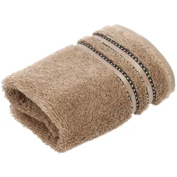 VOSSEN - Cult de Luxe Waschlappen, 30 x 30 cm, Camel