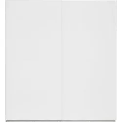 Kleiderschrank Kirano Weiss Holz 200 cm 65 cm 222 cm - Material: Holzwerkstoff - Kleiderschrank