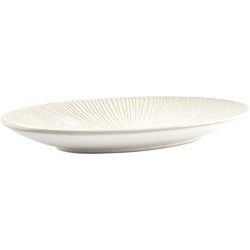 Schale Halo Cloud Grau/Weiss Porzellan 32.5 cm 22.5 cm - Farbe: weiss/grau - Schale