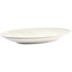 Schale Halo Cloud Grau/Weiss Porzellan 32.5 cm 22.5 cm - Farbe: weiss/grau - Schale
