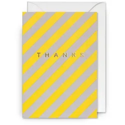 Geschenkkarte Office Gelb/Grau Papier 15.5 x 11 cm - Farbe: diverse - Geschenkkarte