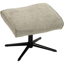 Hocker Kiano Grün Stoff 46 cm 42 cm - Farbe: thymian - Hocker