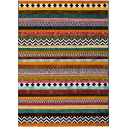 Teppich Moar Mehrfarbig Kunstfaser 230 cm 160 cm - Farbe: multicolor - Material: Polypropylen - Teppich