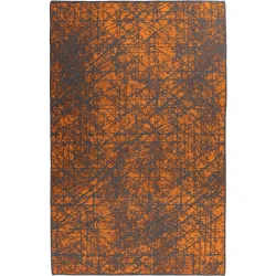 Teppich Amalfi Orange Baumwolle/Polyester 230 cm 150 cm - Farbe: terra - Material: Mischgewebe - Teppich