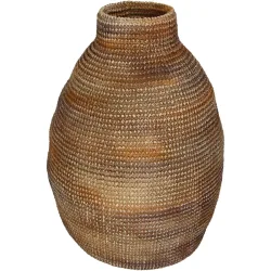 Vase Myko Braun Kunstharz 36 cm - Material: Polyresin - Vase