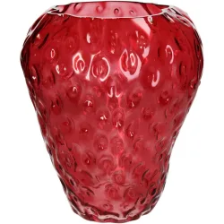 Vase Myko Rot Glas 26 cm - Vase