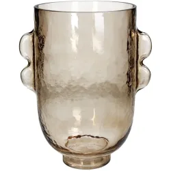 Vase Myko Braun Glas 27.5 cm - Farbe: Bernstein - Vase