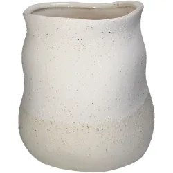 Blumentopf Bloem Weiss Steingut 23 cm - Blumentopf
