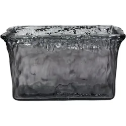 Vase Myko Grau Glas 20 cm - Vase