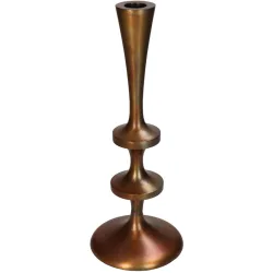 Kerzenständer Kaars Bronze Aluminium 27 cm - Kerzenständer