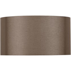 Wandlampe Pure Braun Aluminium/Stahl 15 cm 8 cm - LED - Lichtfarbe: Extra warmweiss - Wandlampe- LED Energiesparlampe
