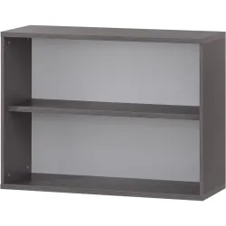 Regal Gerald Grau Holzwerkstoff 100 cm 77.4 cm - Regal