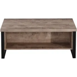 Salontisch Trey Braun Holz 110 cm - Farbe: Eiche dunkel - Material: Holzwerkstoff - Salontisch