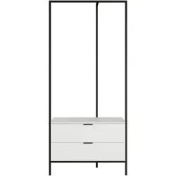Garderobe Dolan Weiss Holz 85 cm 190 cm - Material: Holzwerkstoff - Garderobe
