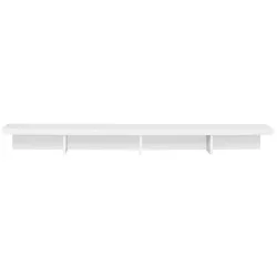 TV-Möbel Wombat Weiss Holz 177 cm 17 cm 33 cm - Material: Holzwerkstoff - TV-Möbel