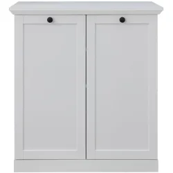 Sideboard Wombat Weiss Holz 81 cm 88 cm - Material: Holzwerkstoff - Sideboard