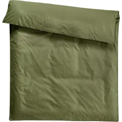 Duvetbezug Kos Grün Satin 160 cm 210cm - Duvetbezug