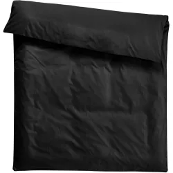 Duvetbezug Kos Schwarz Satin 240 cm 240 cm - Duvetbezug