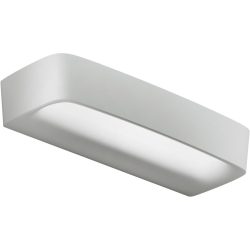 URBAN Wandlampe Aki Weiss Aluminium 35.5 cm 5.5 cm - LED - Lichtfarbe: Extra warmweiss - Wandlampe- LED Energiesparlampe