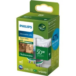 Leuchtmittel Philips Glas GU10 2.1 W - Farbe: Transparent - LED - Lichtfarbe: Extra warmweiss - Leuchtmittel- LED Leuchtmittel