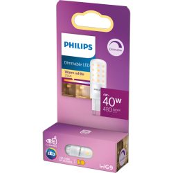 Leuchtmittel Philips Kunststoff G9 4 W - Farbe: matt weiss - LED - Lichtfarbe: Extra warmweiss - Leuchtmittel- LED Leuchtmittel