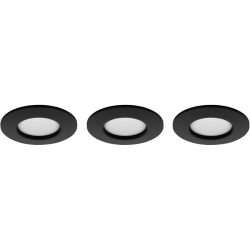 Einbaustrahler Philips Hue Schwarz Kunststoff/Metall 9 cm 2.7 cm - LED - Lichtfarbe: Extra warmweiss - Helles Neutralweiss - Einbaustrahler- LED