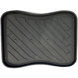 Türvorlage Kimon Schwarz Kunststoff 38 cm 50 cm - Material: Polypropylen - Türvorlage