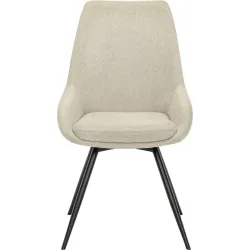 Stuhl Eden Flex Beige Polyester 50 cm Drehbar - Stuhl
