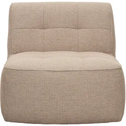 Sessel Raya Rosa Stoff 97 cm 117 cm - Farbe: Soft Pink - Sessel