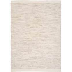 Teppich Asko Weiss Wolle 140 cm 200 cm - Farbe: offwhite - Teppich