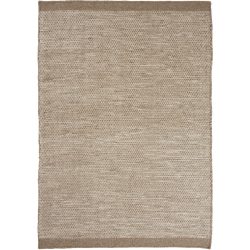 Teppich Asko Grau Wolle 170 cm 240 cm - Farbe: hellgrau - Teppich