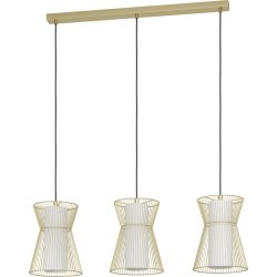 Eglo Pendellampe Maseta Gold Stahl 22.5 cm 110 cm - Farbe: goldfarben - Pendellampe