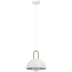 Eglo Pendellampe Calmanera Weiss Stahl 110 cm - Farbe: messing/weiss - Pendellampe
