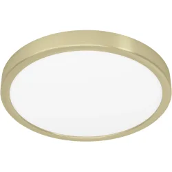 Eglo Deckenlampe Fueva 5 Stahl 2.8 cm - Farbe: messing gebürstet/smoky - LED - Lichtfarbe: Warmweiss - Deckenlampe- LED Energiesparlampe