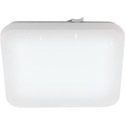 Eglo Deckenlampe Frania-S Weiss Stahl 33 cm 7 cm - LED - Lichtfarbe: Helles Neutralweiss - Deckenlampe- LED Energiesparlampe