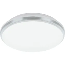 Eglo Deckenlampe Pinetto Weiss Stahl 6.5 cm - LED - Lichtfarbe: Helles Neutralweiss - Deckenlampe- LED Energiesparlampe
