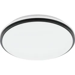 Eglo Deckenlampe Pinetto Weiss Stahl 6.5 cm - LED - Lichtfarbe: Helles Neutralweiss - Deckenlampe- LED Energiesparlampe