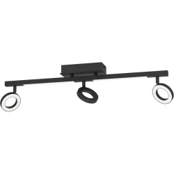 Eglo Spot Cardillio 2 Schwarz Aluminium/Stahl 8.5 cm 19.5 cm - LED - Lichtfarbe: Warmweiss - Spot- LED Energiesparlampe
