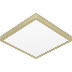 Eglo Deckenlampe Fueva 5 Stahl 28.5 cm 2.8 cm - Farbe: messing gebürstet/smoky - LED - Lichtfarbe: Warmweiss - Deckenlampe- LED Energiesparlampe