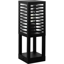 Eglo Stehlampe aussen Alamonte 3 Schwarz Aluminium/Stahl 15 cm 45 cm - Stehlampe aussen