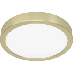 Eglo Deckenlampe Fueva 5 Stahl 2.8 cm - Farbe: messing gebürstet/smoky - LED - Lichtfarbe: Warmweiss - Deckenlampe- LED Energiesparlampe