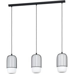 Eglo Pendellampe Muleges Schwarz Stahl 16 cm 110 cm - Pendellampe