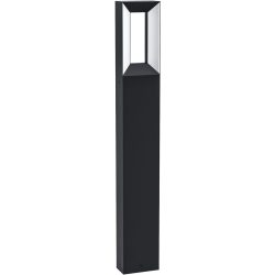 Eglo Stehlampe aussen Riforano Schwarz Aluminium 6 cm 77 cm - LED - Lichtfarbe: Warmweiss - Material: Aluguss - Stehlampe aussen- LED Energiesparlampe