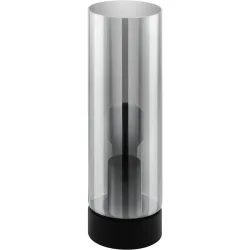 Eglo Tischlampe Damasco 1 Schwarz Stahl 31 cm - Tischlampe