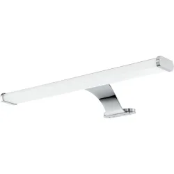 Eglo Wandlampe Vinchio Grau Stahl 5 cm - Farbe: chrom - LED - Lichtfarbe: Warmweiss - Wandlampe- LED Energiesparlampe